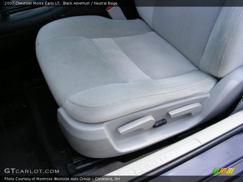 Black Amethyst / Neutral Beige 2007 Chevrolet Monte Carlo LT