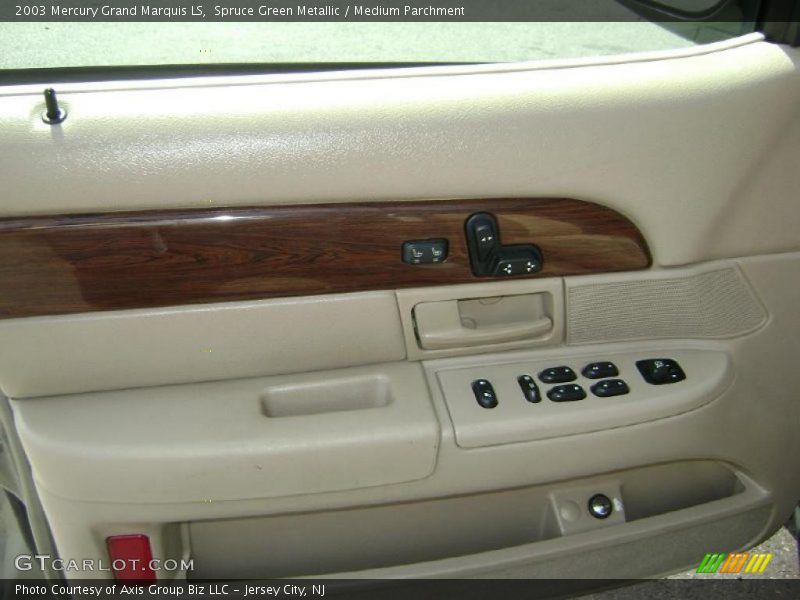 Spruce Green Metallic / Medium Parchment 2003 Mercury Grand Marquis LS