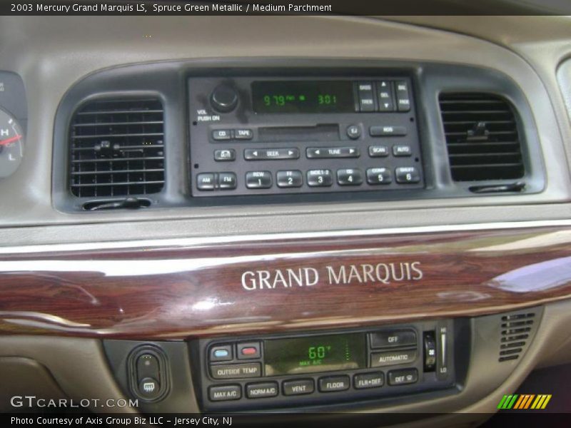 Spruce Green Metallic / Medium Parchment 2003 Mercury Grand Marquis LS