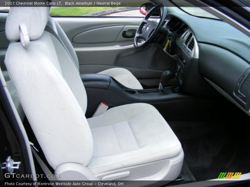 Black Amethyst / Neutral Beige 2007 Chevrolet Monte Carlo LT