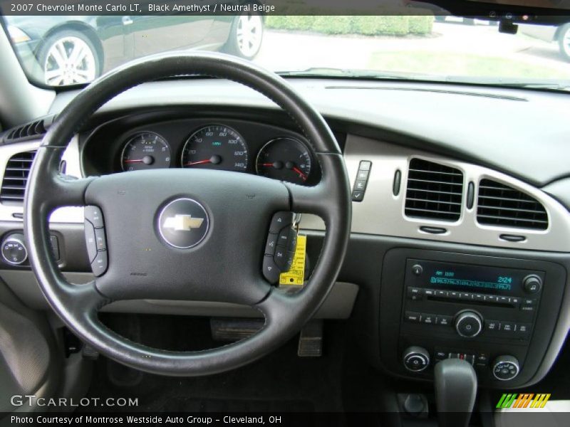 Black Amethyst / Neutral Beige 2007 Chevrolet Monte Carlo LT