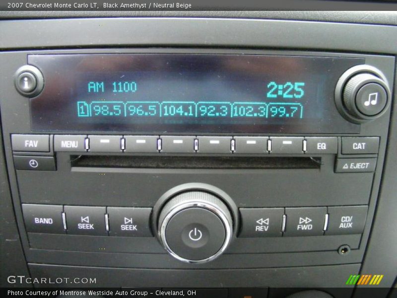 Black Amethyst / Neutral Beige 2007 Chevrolet Monte Carlo LT