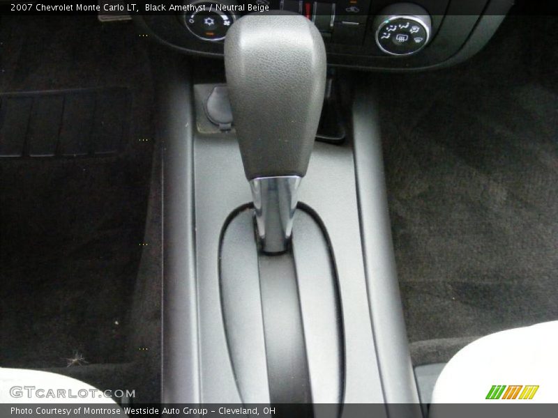 Black Amethyst / Neutral Beige 2007 Chevrolet Monte Carlo LT