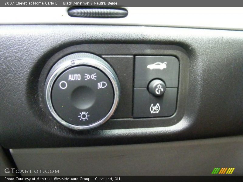 Black Amethyst / Neutral Beige 2007 Chevrolet Monte Carlo LT