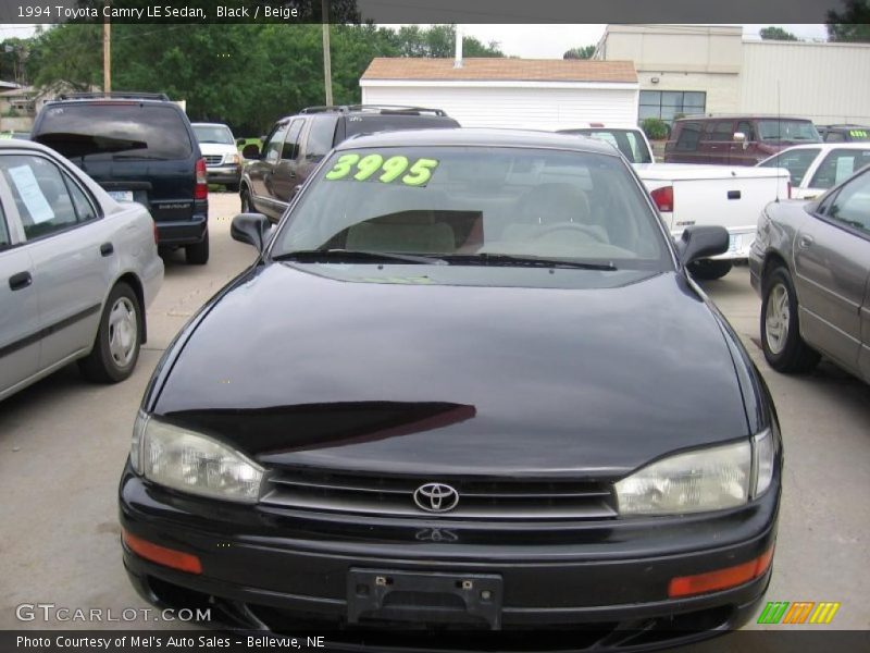 Black / Beige 1994 Toyota Camry LE Sedan