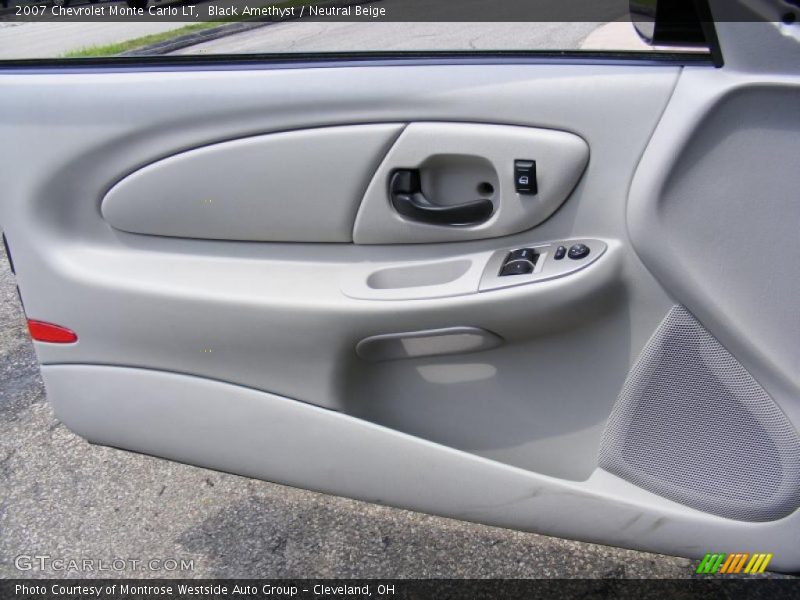 Black Amethyst / Neutral Beige 2007 Chevrolet Monte Carlo LT