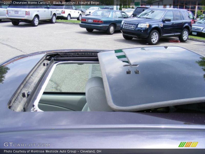 Black Amethyst / Neutral Beige 2007 Chevrolet Monte Carlo LT