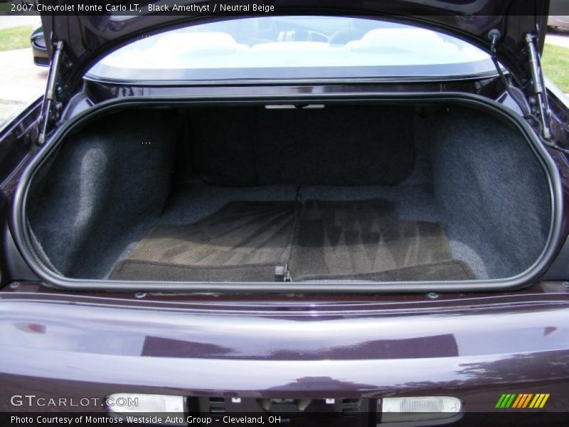 Black Amethyst / Neutral Beige 2007 Chevrolet Monte Carlo LT