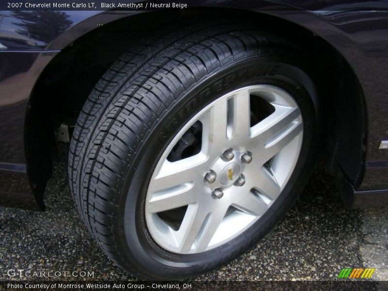 Black Amethyst / Neutral Beige 2007 Chevrolet Monte Carlo LT