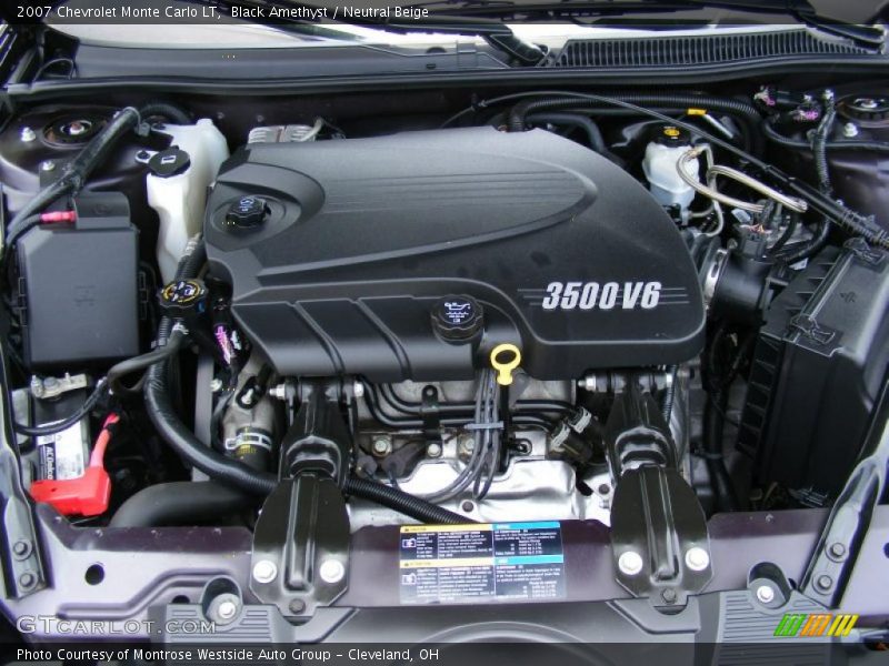 Black Amethyst / Neutral Beige 2007 Chevrolet Monte Carlo LT