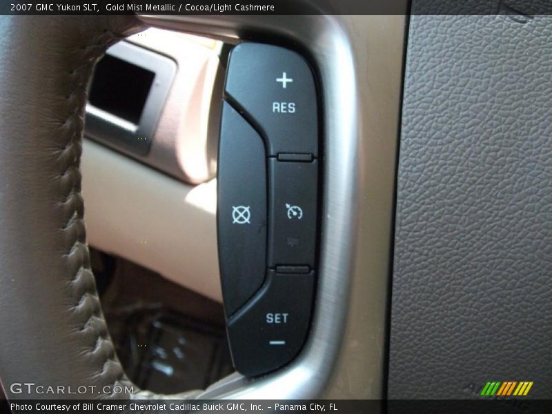 Gold Mist Metallic / Cocoa/Light Cashmere 2007 GMC Yukon SLT