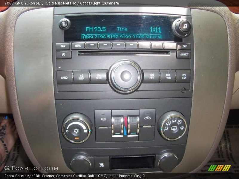 Gold Mist Metallic / Cocoa/Light Cashmere 2007 GMC Yukon SLT