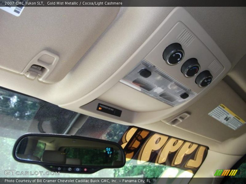 Gold Mist Metallic / Cocoa/Light Cashmere 2007 GMC Yukon SLT
