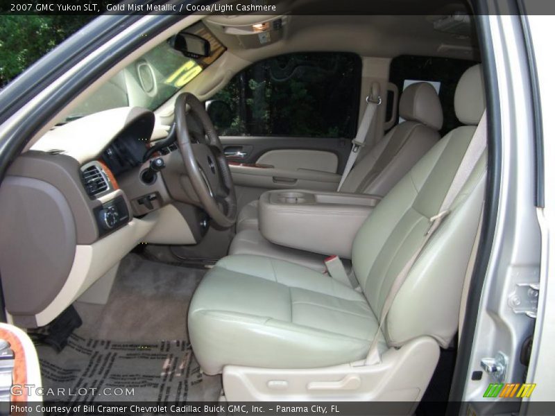 Gold Mist Metallic / Cocoa/Light Cashmere 2007 GMC Yukon SLT