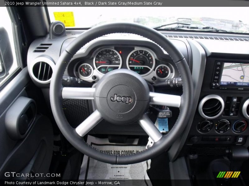 Black / Dark Slate Gray/Medium Slate Gray 2010 Jeep Wrangler Unlimited Sahara 4x4