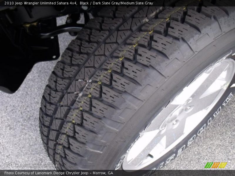 Black / Dark Slate Gray/Medium Slate Gray 2010 Jeep Wrangler Unlimited Sahara 4x4