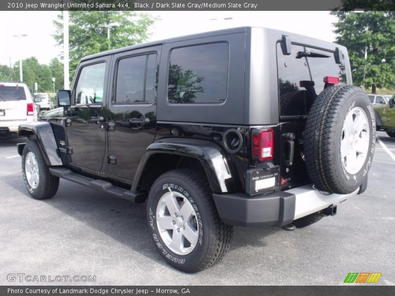 Black / Dark Slate Gray/Medium Slate Gray 2010 Jeep Wrangler Unlimited Sahara 4x4
