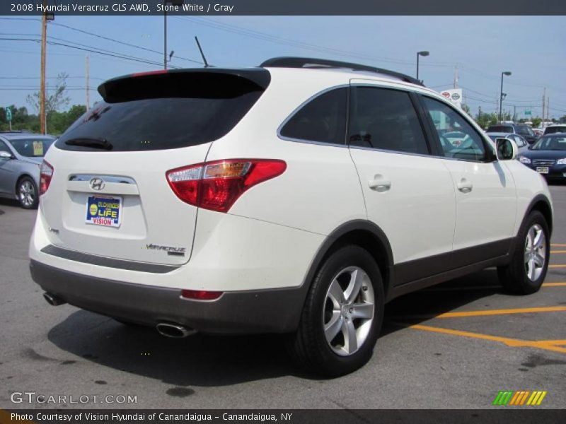 Stone White / Gray 2008 Hyundai Veracruz GLS AWD