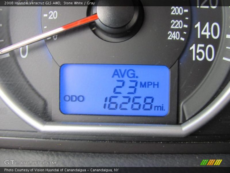 Stone White / Gray 2008 Hyundai Veracruz GLS AWD