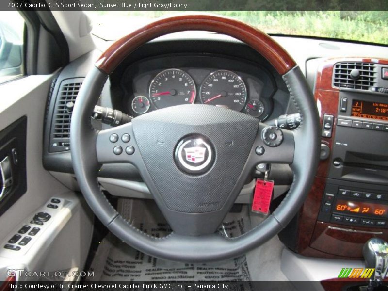 Sunset Blue / Light Gray/Ebony 2007 Cadillac CTS Sport Sedan