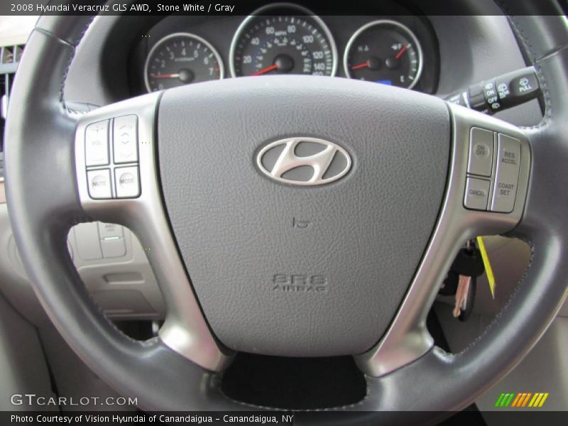 Stone White / Gray 2008 Hyundai Veracruz GLS AWD