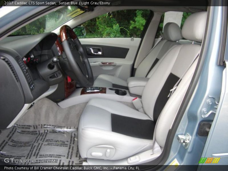 Sunset Blue / Light Gray/Ebony 2007 Cadillac CTS Sport Sedan