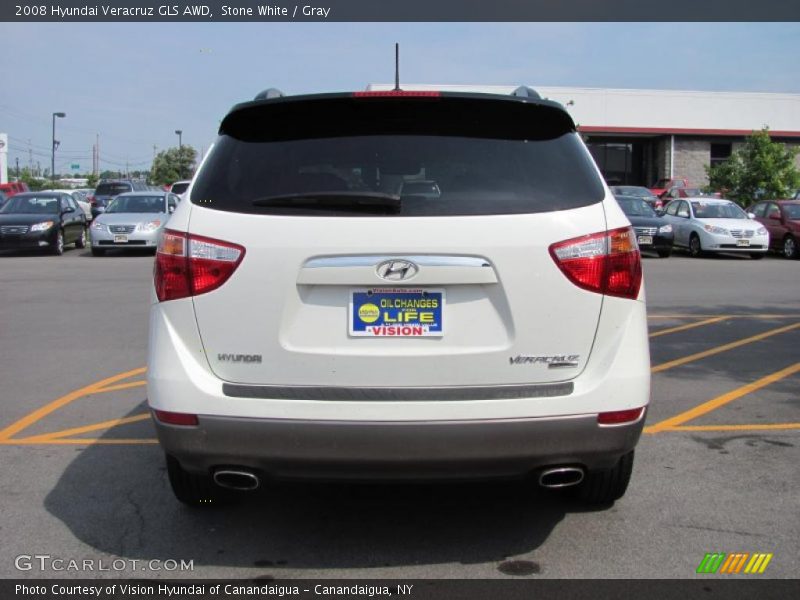 Stone White / Gray 2008 Hyundai Veracruz GLS AWD