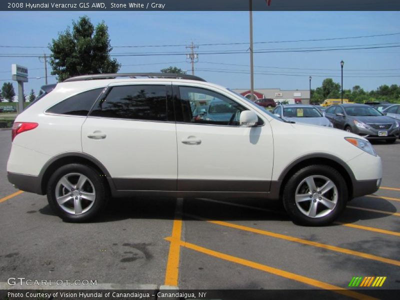 Stone White / Gray 2008 Hyundai Veracruz GLS AWD