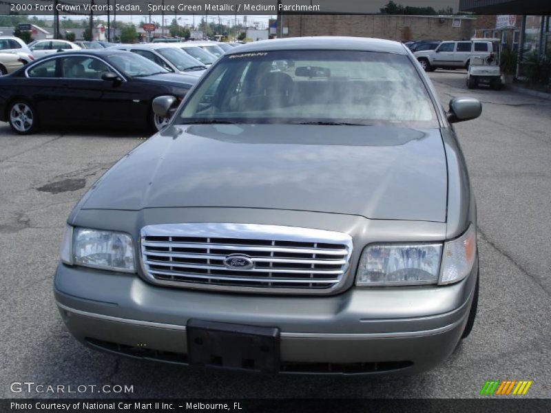 Spruce Green Metallic / Medium Parchment 2000 Ford Crown Victoria Sedan