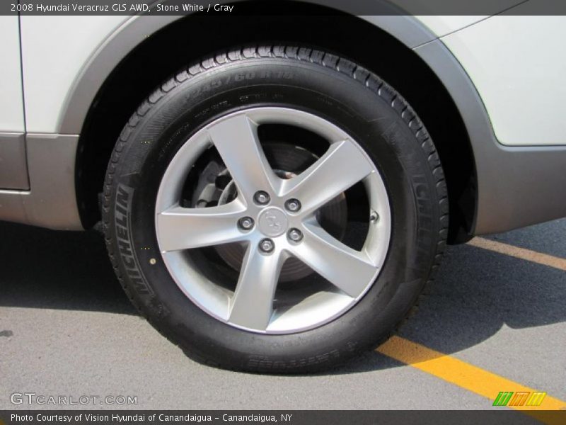 Stone White / Gray 2008 Hyundai Veracruz GLS AWD