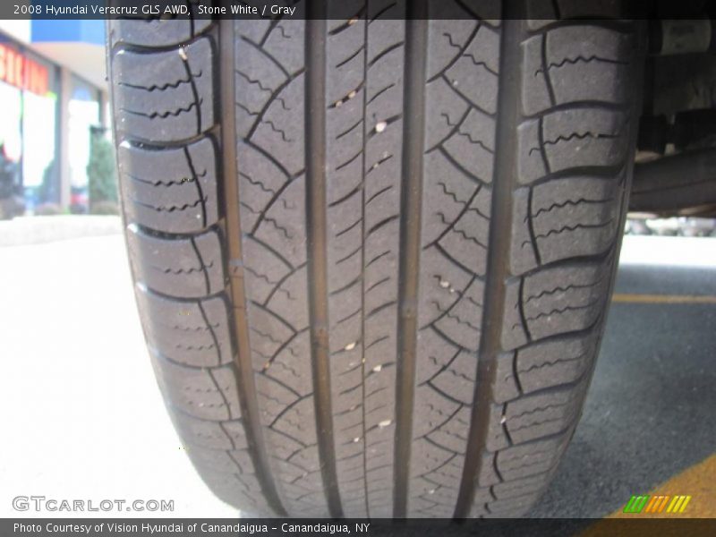 Stone White / Gray 2008 Hyundai Veracruz GLS AWD