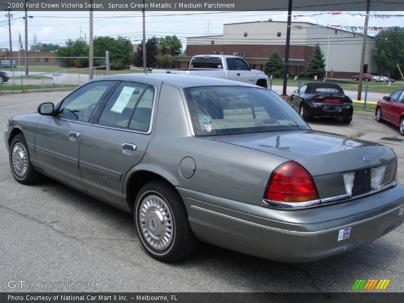 Spruce Green Metallic / Medium Parchment 2000 Ford Crown Victoria Sedan