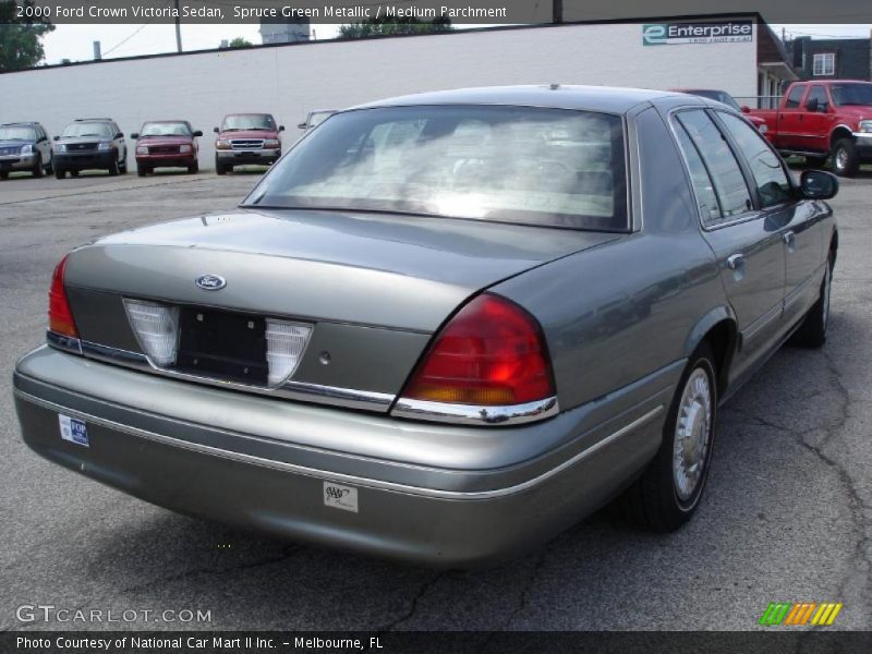 Spruce Green Metallic / Medium Parchment 2000 Ford Crown Victoria Sedan