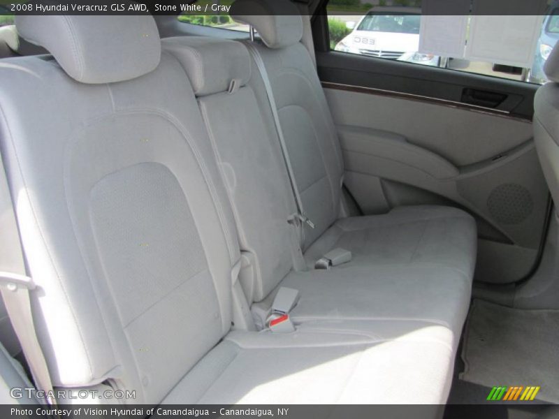 Stone White / Gray 2008 Hyundai Veracruz GLS AWD