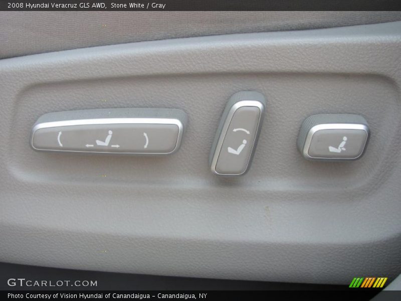 Stone White / Gray 2008 Hyundai Veracruz GLS AWD