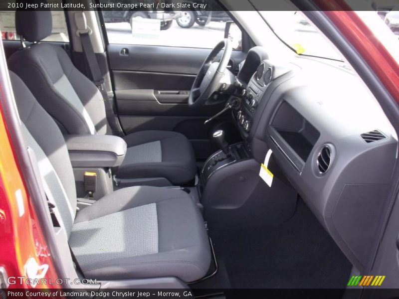 Sunburst Orange Pearl / Dark Slate Gray 2010 Jeep Patriot Latitude