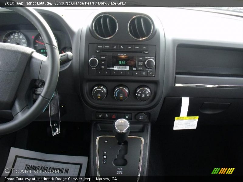 Sunburst Orange Pearl / Dark Slate Gray 2010 Jeep Patriot Latitude