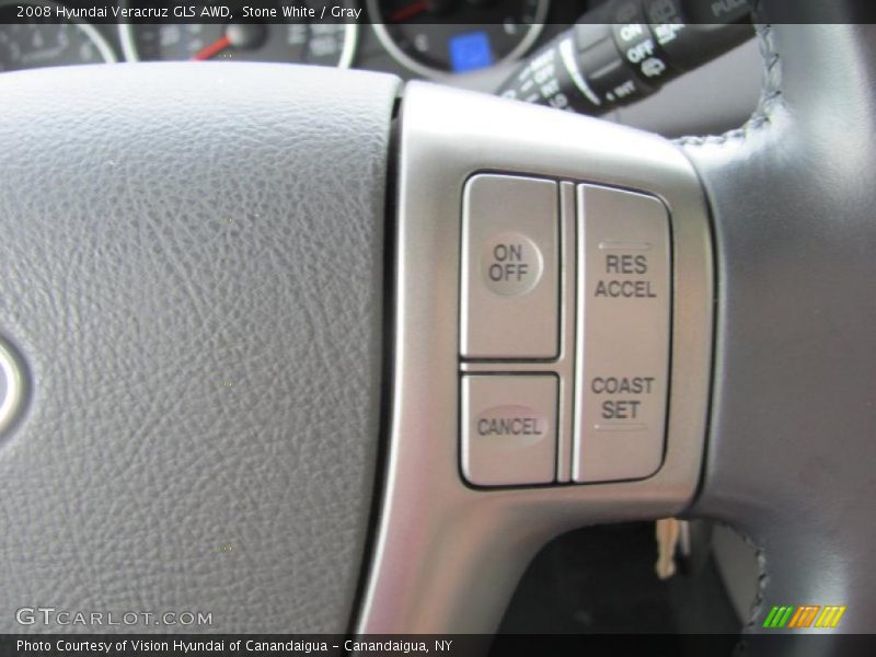 Stone White / Gray 2008 Hyundai Veracruz GLS AWD