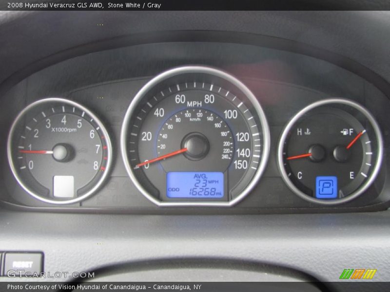 Stone White / Gray 2008 Hyundai Veracruz GLS AWD