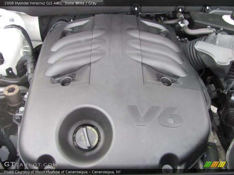 Stone White / Gray 2008 Hyundai Veracruz GLS AWD