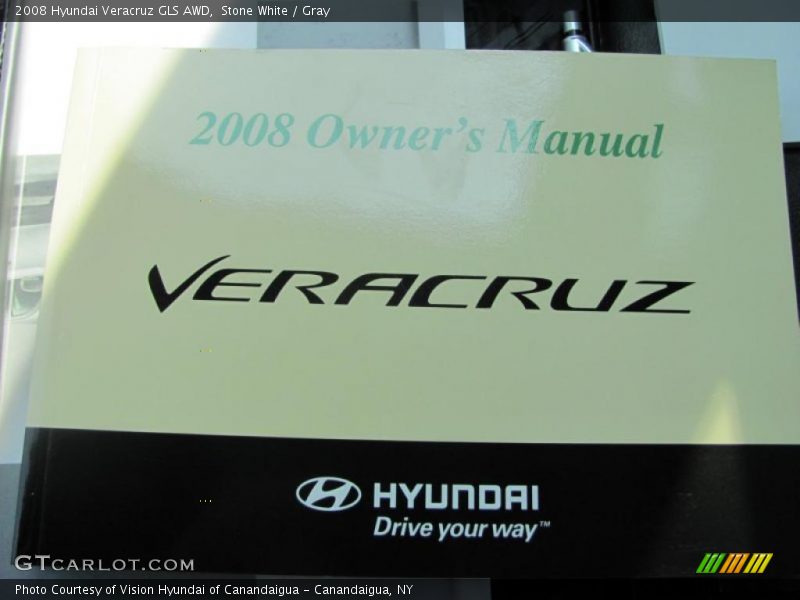 Stone White / Gray 2008 Hyundai Veracruz GLS AWD