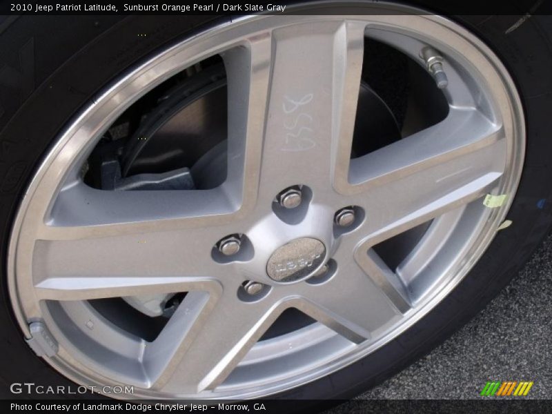 Sunburst Orange Pearl / Dark Slate Gray 2010 Jeep Patriot Latitude