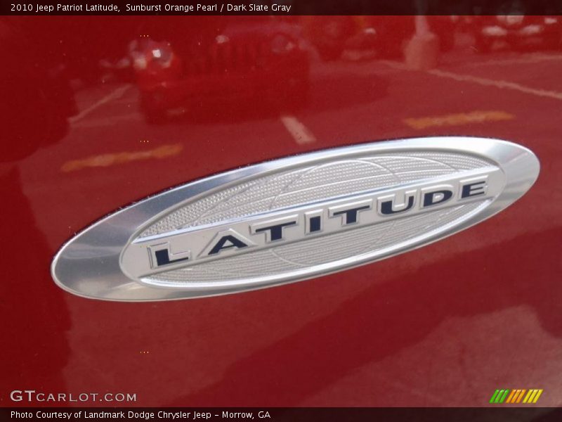 Sunburst Orange Pearl / Dark Slate Gray 2010 Jeep Patriot Latitude