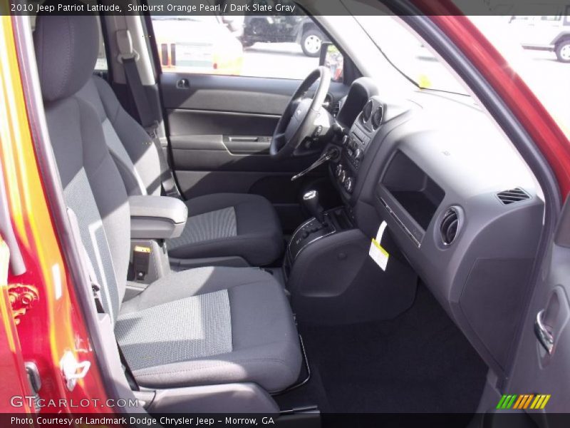 Sunburst Orange Pearl / Dark Slate Gray 2010 Jeep Patriot Latitude