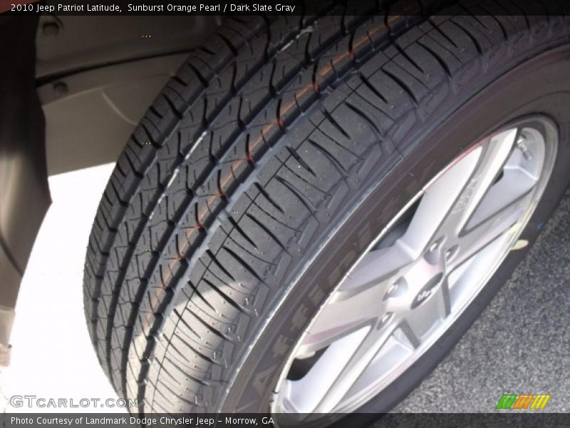 Sunburst Orange Pearl / Dark Slate Gray 2010 Jeep Patriot Latitude