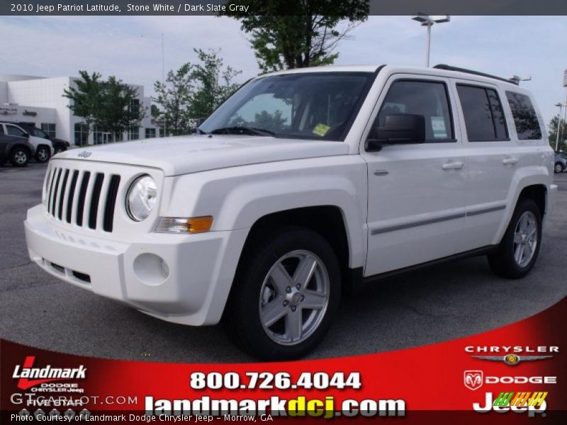 Stone White / Dark Slate Gray 2010 Jeep Patriot Latitude