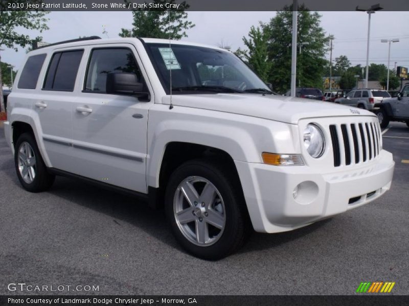 Stone White / Dark Slate Gray 2010 Jeep Patriot Latitude