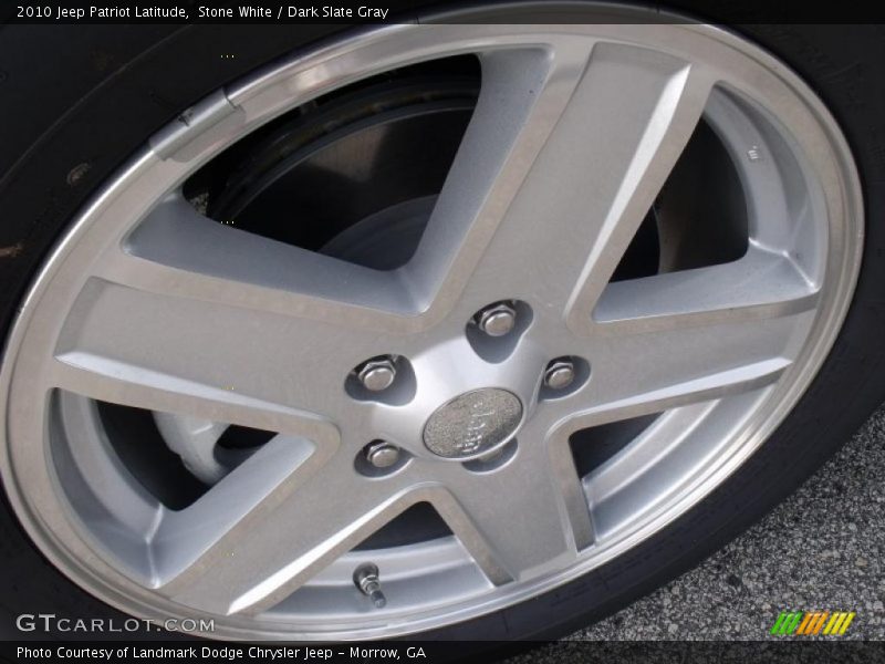 Stone White / Dark Slate Gray 2010 Jeep Patriot Latitude