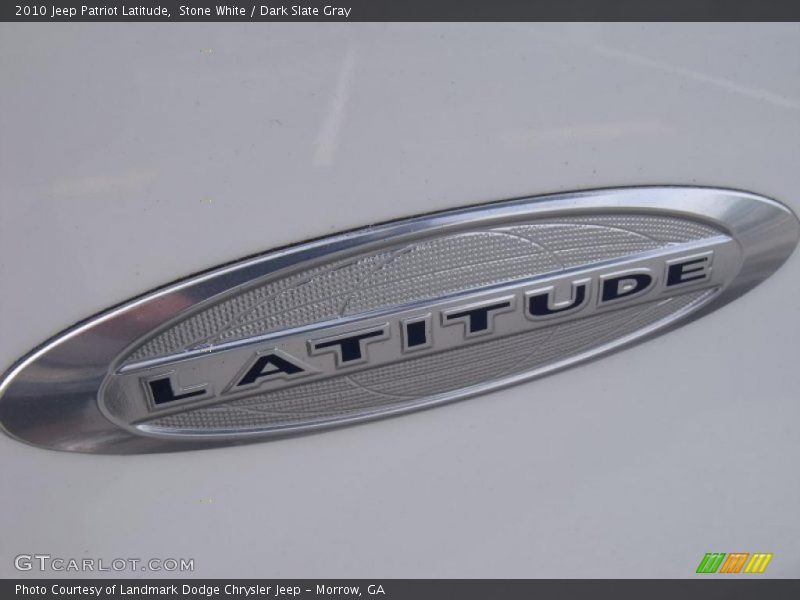 Stone White / Dark Slate Gray 2010 Jeep Patriot Latitude