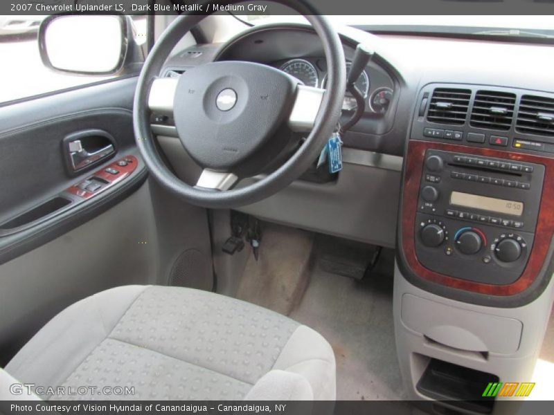 Dark Blue Metallic / Medium Gray 2007 Chevrolet Uplander LS